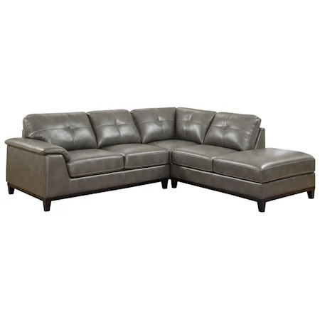 2 Piece Sectional Set with Tufting